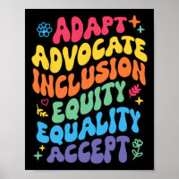 Groovy Adapt Advocate Inklusion Equity Equality AG