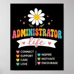 Groovy Administrator Leben Wertschätzungswoche zur Poster