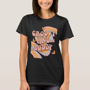 Groovy and Boozy Rainbow Groovy Junggeselinnen-Abs T-Shirt