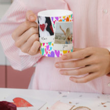 Groovy and Romantic Vibranine Heart Valentine Foto