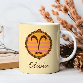 Groovy Aries Benutzerdefiniert Kaffeetasse