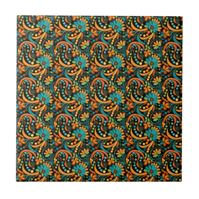 Groovy Art Keramik Tile Fliese (Vorderseite)