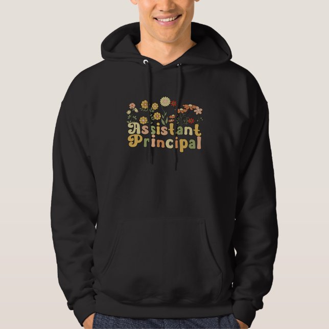 Groovy Assistant Principal Flowers Assistant Princ Hoodie (Vorderseite)