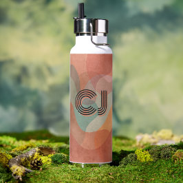 Groovy Ästhetik Abstract Wasserflasche Trinkflasche