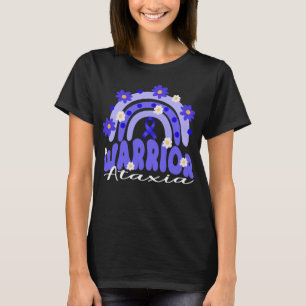 Groovy Ataxie Kriegerin Regenbogen Blume T-Shirt