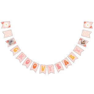 Groovy Baby Bunting Banner Groovy Shower Banner