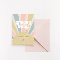 Groovy Baby Hippie Retro Babydusche