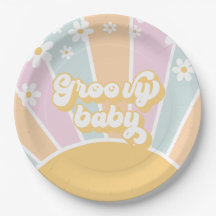 Groovy Baby pastel Retro Baby Dusche