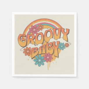 Groovy Baby Retrodesign Serviette