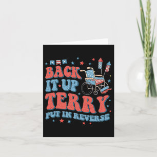 Groovy Back up Terry setzen Sie es in umgekehrte F Karte