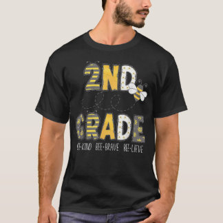 Groovy Bee Kind 2. Klasse Erster Tag der zweiten K T-Shirt