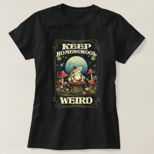 Groovy Behalt Homeschool Weird Mama Kernpunkt T-Shirt