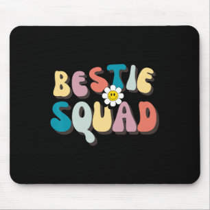 Groovy Bestie Squad Besties Trip Besties Match Mousepad