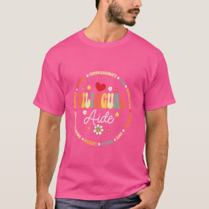 Groovy Bilingual Aide Teachers Zurück in die Schul T-Shirt
