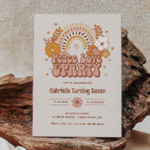 Groovy Birthday Einladung