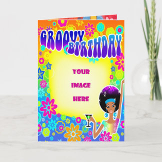 Groovy Birthday Karte