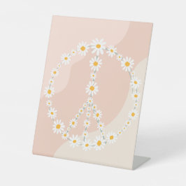 Groovy Birthday Party Boho Daisy Dekorationstabell Sockelschild