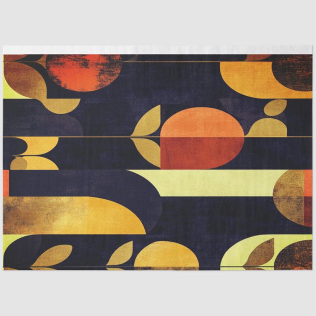 Groovy Blooms - Elsie Lane DecoPosh Seidenpapier (Vorderseite)