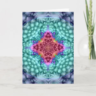 Groovy Blue Vintage Grußkarten & Umschläge Karte
