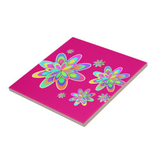 Groovy Blume Fliese