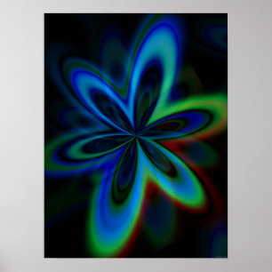 Groovy Blume Poster