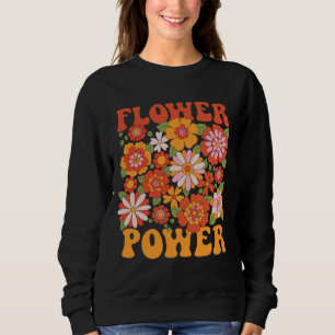 Groovy Blume Power Graphic Sweatshirt