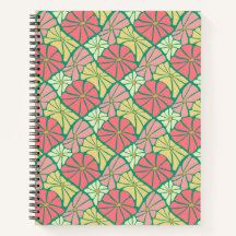 Groovy Blume SpiralNotebook