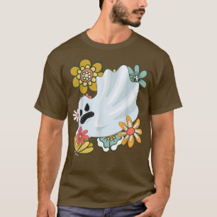 Groovy-Blumen-Vintage-Retro-Halloween-Kostüm süß T-Shirt