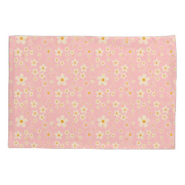 Groovy Blush Boho Daisy Blumen Garten Muster Schal Kissenbezug