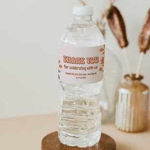 Groovy Bohemisch Water Flasche Aufkleber