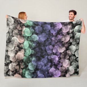 Groovy Boho-Blasen Eklektische Uingender-Stolzflag Fleecedecke