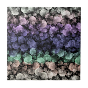 Groovy Boho Bubbles Eclectic Uingender Prilag Fliese