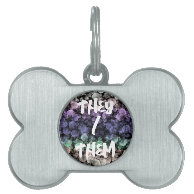 Groovy Boho Bubbles Eclectic Uingender Prilag Tiermarke (Vorderseite)