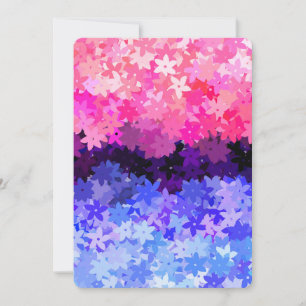 Groovy Boho Quirky Retro Floral Allesexual Prix Feiertagskarte