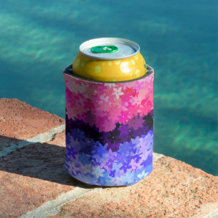 Groovy Boho Quirky Retro Floral Omnisexuelle Stolz Dosenkühler