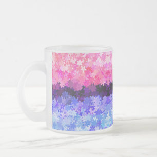 Groovy Boho Quirky Retro Floral Omnisexuelle Stolz Mattglastasse