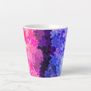 Groovy Boho Quirky Retro Floral Omnisexuelle Stolz Milchtasse