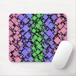 Groovy Boho Retro Mod Geometrische Trigender Pride Mousepad