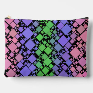 Groovy Boho Retro Mod Geometrische Trigender-Stolz Zubehörtasche