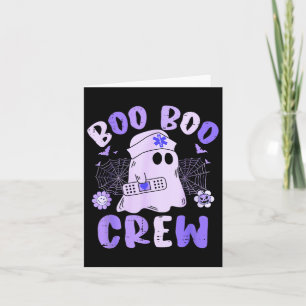 Groovy Boo Boo Crew Krankenschwester Lustiger Geis Karte