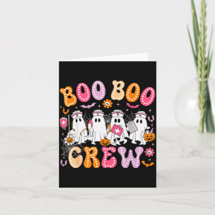 Groovy Boo Boo Crew Krankenschwester Lustiger Geis Karte