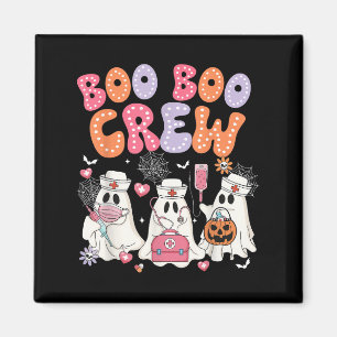 Groovy Boo Boo Crew Nurse Funny Ghost Halloween Th Magnet