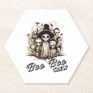 Groovy Boo Crew Halloween Ghost Townpeople Untersetzer