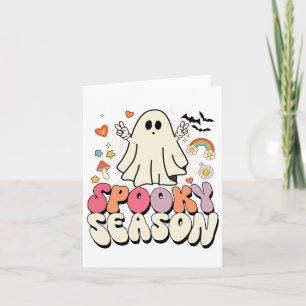 Groovy Boo Ghost Spooky Halloween Kostüme Mens Ki Karte
