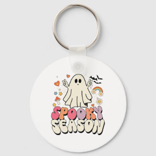 Groovy Boo Ghost Spooky Halloween Kostüme Mens Ki Schlüsselanhänger