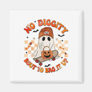 Groovy Boo keine Diggity, um es auf Halloween Bo Magnet