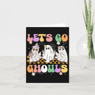 Groovy Boo Lasse Go Ghouls Halloween Ghost Women G Karte