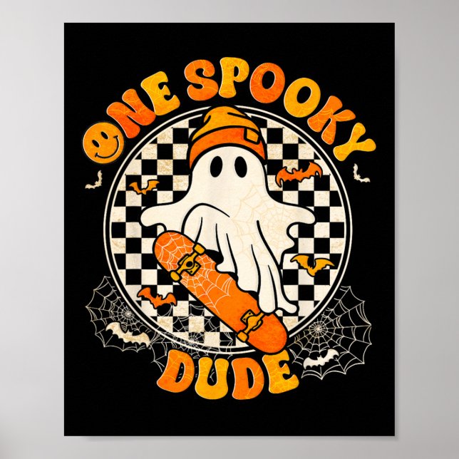 Groovy Boo Skate ein wunderbarer Typ Halloween Jun Poster (Vorne)