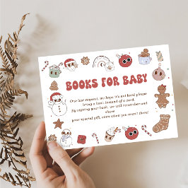 Groovy Books for Baby Christmas Weihnachtsdusche Begleitkarte