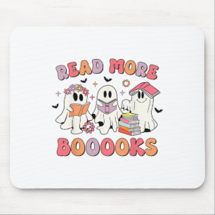 Groovy Booooks Ghost Read more Bücher Funny Teache Mousepad